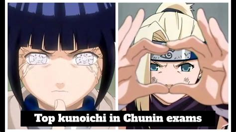 kunoichi exam|Top 6 kunoichi in Chunin exams .